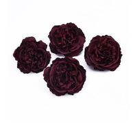 Cabezas de flores artificiales, Cabezas de peonía flores tela artificial Multicolor 8 cm 5 piezas Decoración jardín for el hogar DIY for bodas(Color 09)