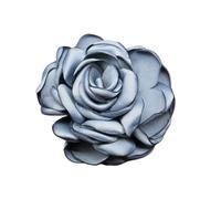 Cabezas de flores artificiales, Flores rosas de gasa artificiales, paquete multicolor 5, 8 cm, for decoración artesanal bodas(Blu)