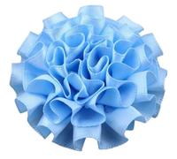 Cabezas de flores artificiales, Paquete de flores artificiales gasa 10 5 cm multicolor for decoración artesanal boda DIY(Blu)