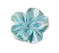 Cabezas de flores artificiales, Paquete multicolor de flores tela artificial 20 1,5 pulgadas for accesorios y manualidades for el cabello(Blu)