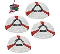 Cabezas de Fregona de Repuesto, Recambios de Mopas para Vileda Turbo 2 in 1 Turbo EasyWring&Clean Spin Mop System Recambio para Fregona Microfibra Lavables y Reutilizables