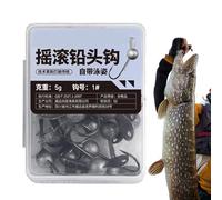 Cabezas De Jig Para Agua Salada - Me gusta Ponderado Para - 10 Señuelos Jig Ponderados De Plomo Para En El Lago Río Lago Traine Costero Aguas Dulce Y Salada