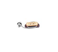 Cabezas de la máquina de mandolina Cadenas de ajuste de cuerda 4L4R para el accesorio de instrumentos de mandolina Cobre acrílico de acero de plata blanca