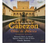 Cabezon, A. De - Obras De Musica Box set Edition by Cabezon, A. De (2012) Audio CD