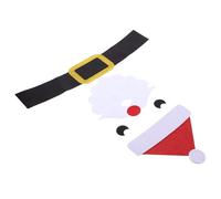 Cabilock 1 Juego Adornos navideños para Puertas y Ventanas. minidecoración Reno navideños Christmas Etiqueta de la Pared con Temas de Navidad Decoración navideña sintió