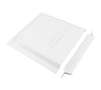 Cabilock 1 Juego de corredera para Puerta de mosquitera de RV con Tope Deslizante, Kit de manija y pestillo, Panel de plástico para Caravana, Autocaravana, Remolque, Uso en Exteriores