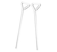 Cabilock 1 Juego Esparcidor De Células De Vidrio Forma Para Laboratorio Herramienta De Revestimiento De Células Con Diseño Ergonómico Y Punta Triangular De Laboratorio 2 Piezas