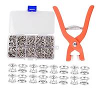 Cabilock 1 Juego Instalación De Cinco Botones De Garra Broca Cuadrada Broca De Agujero Cuadrado Tacos Para Ropa Herramienta De Cierre a Presión Gel De Sílice Botón a Presión Vaqueros