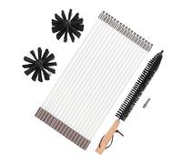 Cabilock 1 Juego Kit de Limpieza de con Cepillo y Varillas Flexibles Herramienta de Limpieza para Deshollinar y Limpiar de Usar y Resistente