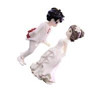 Cabilock 1 Juego Propuesta de Matrimonio para PARACERSES rústico Modelos Estatua del Novio de la Novia propuesta de decoración de Pasteles de Manualidades para la decoración Resina