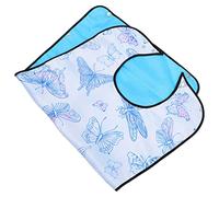 Cabilock 1 Pc Babero Adulto Protector De Ropa a La Hora De Comer Baberos De Felpa Para Adultos Escupir Regatear Bolsa De Alimentación La Superficie Es Satinada Impresa. Impermeable Anciano