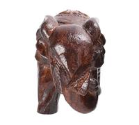 Cabilock 1 Pc Elefante Tallado en Madera Hecho a Mano. Adorno de Escritorio Feng Shui Manualidades con Elefantes de Madera Adornos de Madera artesanías de Escultura de Madera