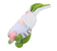 Cabilock 1 Pc Elfos de Pascua Cerdo Juguete Animales decoración Dormitorio Conejos Pascua muñeco de Adorno de Mesa Decoraciones de Escritorio de muñecas paño Green