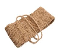 Cabilock 1 Pieza de Cepillo de de Lino Toalla Exfoliante para Baño Tira Exfoliante Toalla para Frotar La Espalda