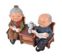 Cabilock 1 Pieza Figuritas Ancianos Resina Estatua Decorativa para San Valentín y Adorno para Hogar y Escritorio Especial para y Amigos