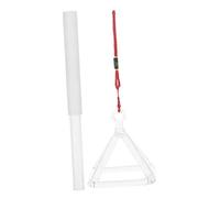 Cabilock 1 Set de Pirámide de Cuarzo Decorativa y Soporte en Forma de Pirámide con Varillas que Crea Tonos Profundos para Meditación y Sanación en Espacios Sagrados y Ventanas