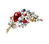 Cabilock 1 Unid Exquisito Broche Ramo En Forma De Corsage Moda Retro Ornamento De La Pechuga