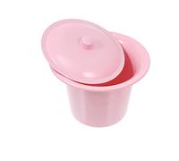 Cabilock 1 Unidad de Lavabo para Ancianos Orinal de Hospital con Cubierta Urinarios Cepillo Adecuado Orinales Dormitorio Tapa Noche Campamento Unisex Habitación Jarra Olla Hombres Mujeres