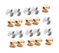 Cabilock 10 Pares Alzapaños para Cortinas Ganchos de Lazo de la Cortina Botones metálicos Invisibles Tieback de magnética