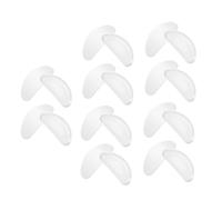 Cabilock 10 Pares de Almohadillas Nasales Ajuste Fácil en Forma de D de Silicona Antideslizantes y Cómodas para Gafas para Gafas de Sol y Monturas Ópticas