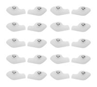 Cabilock 10 Pares Parches Reparación Zapatillas Deportivas Protector Antidesgaste con Hebilla para Borde y Ojales Almohadillas Adhesivas para Refuerzo Interior y Lateral de Entrenadores