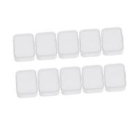Cabilock 10 Piezas Cajas de Almacenamiento Transparentes para Púas de Guitarra Contenedores de Plástico Organizador de Accesorios