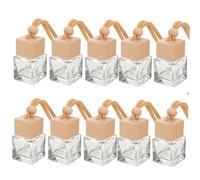 Cabilock 10 Piezas Colgante De Botella De Perfume Botellas Difusoras Vacías Para Perfume De Coche Para Automóvil Usos Como Ambientador Coche Recipiente Frascos De Aroma Colgantes