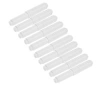 Cabilock 10 Piezas de Repuesto para Rollo de Papel higiénico, Soporte de Rollo de Papel higiénico de plástico, Varilla de Resorte para baño de Hotel.