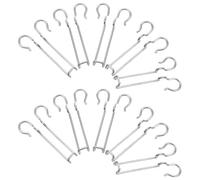 Cabilock 10 Piezas De Sujetadores Para Ganchos De Panel Gestión De Cables De Paneles Solares Colgadores De Cables Clip De Alambre Solar Colgadores De Alambre Para Marco De Remolque