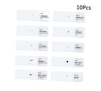 Cabilock 10 Piezas Diapositivas de Especímenes Biológicos de Vidrio para Microscopio Muestras Preparadas de Plantas Animales para Educación Científica