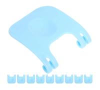 Cabilock 10 Piezas Hebilla Fija de Jaula de Alambre Azul para Jaulas de Mascotas Pequeñas Clips de Plástico Reforzados para Cierre Seguro y Fijación Accesorios Prácticos de Conejos