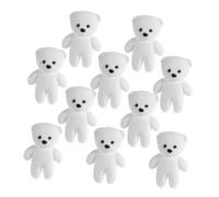 Cabilock 10 piezas Mini Osos de Espuma para Manualidades DIY Figuras de Peluche Pequeñas para Arreglos Decoraciones de Graduación y Shower