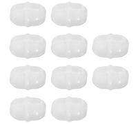 Cabilock 10 Piezas Ptpe Barra Agitadora Magnética Blanca para Laboratorio Resistente la Corrosión Alta Velocidad y Fácil Visualización Placas de Mezcla