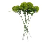 Cabilock 10 unidades artificiales de león de león de flores decorativas falsas de león para el hogar, la oficina y las bodas, arreglos florales fáciles de cuidar