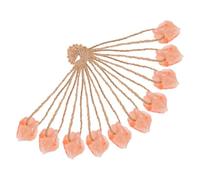 Cabilock 10 Unidades Bloque Mineral de Sal para Lamer Animales con Minerales Naturales, Bloque Preperforado Naranja para Granjas y Pastoreo al Aire Libre, Mejora la Absorción de Nutrientes