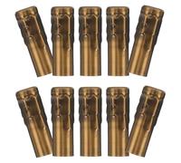 Cabilock 10 Unidades Cubiertas de Base de Candelabros de Hierro Dorado para Portalámparas Vintage, Accesorios para Lámparas Colgantes Clásicas en Cenas Románticas y Decoración del Hogar