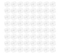 Cabilock 100 Bobinas de Costura Transparentes Resistentes al Desgaste Carretes Vacíos Portátiles y Compactos Compatibles Máquinas de Coser Brother Singer Jack y Ideales para Uso