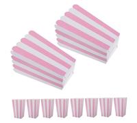 Cabilock 100 Cubos De Papas Fritas Cubos De Dulces Para La Noche De Cine Tazones De De Maíz De Circo Recipientes Reutilizables Para De Maíz Recipientes Para Dulces