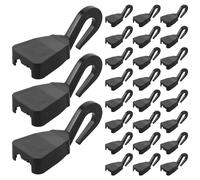 Cabilock 100 Ganchos de Plástico para Red de Coche Mini Colgadores para Vehículos Resistentes Solución de Almacenamiento para Furgonetas y Maletero Accesorios para Organizar Equipaje y