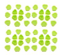 Cabilock 100 Piezas Taza De Para Con Forma De Corazón Portapigmentos De Silicona Tapas Para Copas De Pigmento Para Uso Profesional