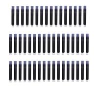 Cabilock 100 piezas Unidades Recargas Tinta para Pluma Estilográfica Estándar Internacional Secado Rápido Diseño Ergonómico para Escuela y Oficina