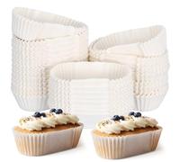 Cabilock 1000 Piezas Forros De Papel Para Cupcakes - Mini Molde De Pan Y Magdalena - Bandeja Rectangular Para Hornear