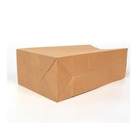 Cabilock 100piezas Papel Kraft Cuadradas Para Desayuno Dulces y Alimentos Bolsas De Papel Retro Para Fiestas