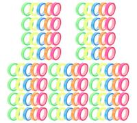 Cabilock 100rollos Cinta Adhesiva Transparente De Color Para Notas Para Estudio Oficina Marcadores Reutilizables Prácticos Perfectos Para Lectura Organización