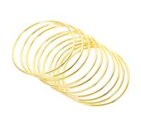 Cabilock 10piezas Aro Para Diy De Accesorios Para y Manualidades Color Dorado Para Creaciones De Macramé y Decoración