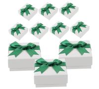 Cabilock 10piezas Cajas De Obsequio Para Joyería Unidades Soporte Para Collar Caja Pequeña Para Joya Para Pulseras Para Obsequio De Aniversario