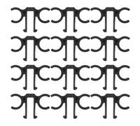 Cabilock 12 Clips para esquís y Bastones: Clips para Bastones de Senderismo con Forma de 8 - Abrazaderas para de Trekking, fácil Almacenamiento - Conector de Hebilla para para Viajes y Aventuras