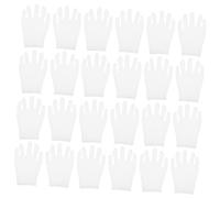 Cabilock 12 pares Guantes de Algodón Elásticos Transpirables Cómodos y Duraderos para Inspección y Protección Diaria