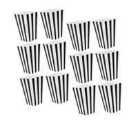 Cabilock 12 Piezas Cajas De Palomitas De Papel De Cajas De Embalaje Para Fiestas De Cine Para Eventos Sencillas y Prácticas