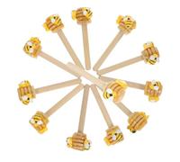 Cabilock 12 Piezas Decoración de Miel con Palitos de Abejas para Fiestas y Decoración de Bandejas para Cumpleaños de Primavera y Verano